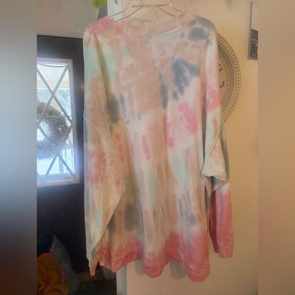 American Eagle Pastel Tie-Dye Top - Picture 5 of 5